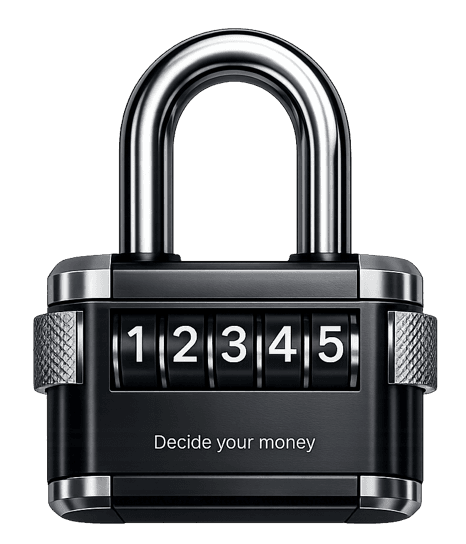 Combination lock illustration